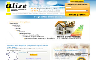 diagnostic-alize.fr website preview