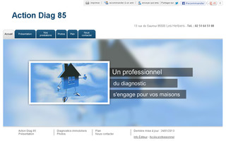 diagnostic-immobilier-lesherbiers.fr website preview