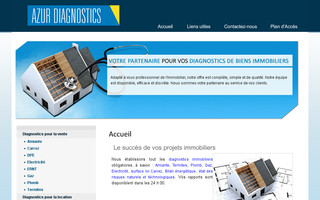 azur-diagnostics.com website preview
