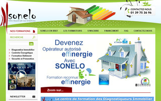 sonelo.com website preview