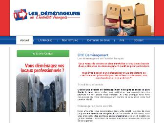 dhfdemenagements.fr website preview