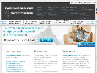 demenagement-express.fr website preview