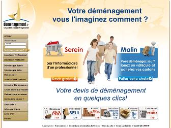 demenagement.fr website preview