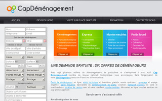 cap-demenagement.com website preview