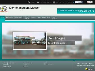 demenagements-masson.fr website preview