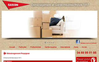 demenagementgascon.com website preview
