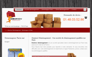 deminov-demenagement.com website preview