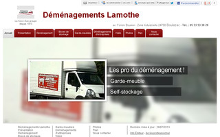 demenagements-lamothe.fr website preview