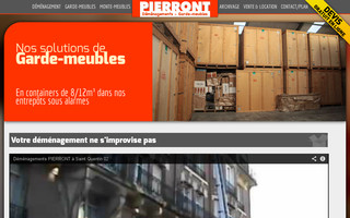 demenagements-pierront.fr website preview