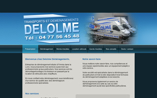 demenagements-delolme.com website preview