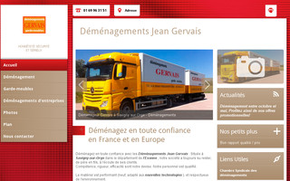 demenagements-gervais.fr website preview