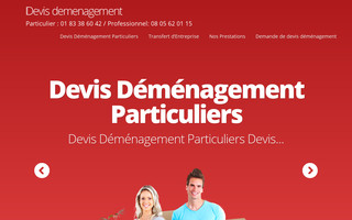 devisdemenagement.mobi website preview