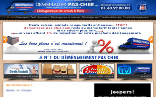 demenager-pas-cher.com website preview