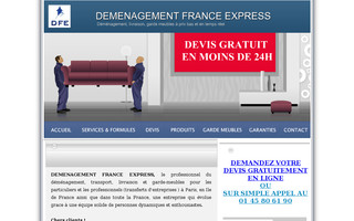 demenagementfranceexpress.fr website preview