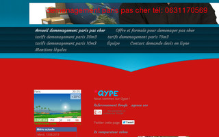 demenagement-paris-pas-cher.com website preview