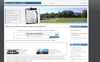 allier.immobilier-agence.net website preview