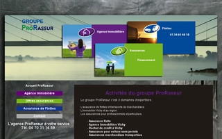 prorassur.fr website preview