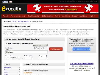 immobilier-montlucon.evrovilla.com website preview