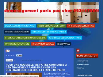 demenager-paris.fr website preview