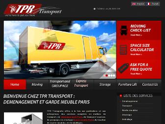 tpr-transport.com website preview
