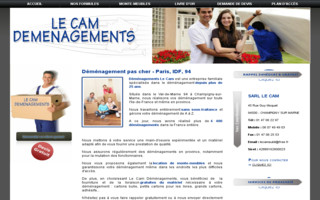 lecamdemenagement.com website preview