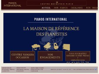 pianos-international.com website preview