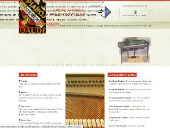 pianos-daude.com website preview