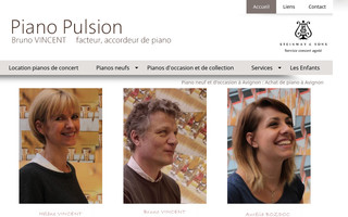 pianopulsion.com website preview