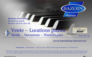 pianosbazoin.net website preview