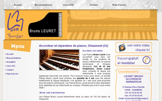 pianos-brunoleuret.com website preview