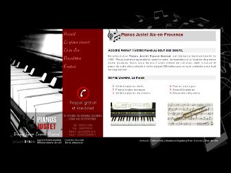 espacemusical-justet.fr website preview
