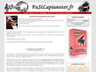 fasilapianoter.fr website preview