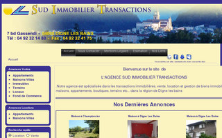 sudimmobilier-digne.com website preview