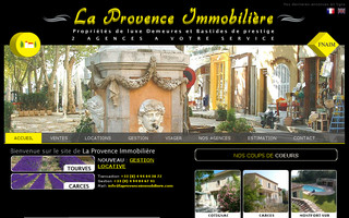 laprovenceimmobiliere.com website preview