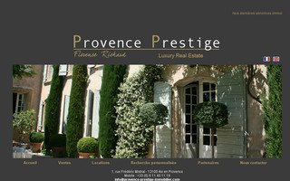 provence-prestige-immobilier.com website preview