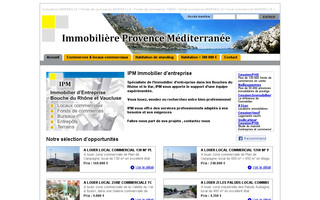 immobiliere-provence-mediterranee.com website preview