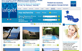 laforet-provence.com website preview