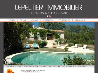 lepeltier-immobilier.com website preview