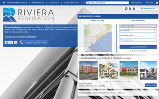 riviera-realisation.com website preview