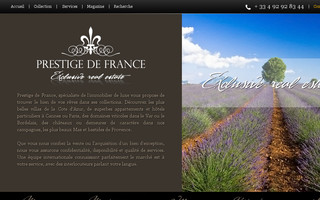 prestige-de-france.fr website preview