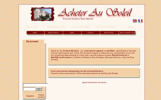 acheterausoleil.com website preview