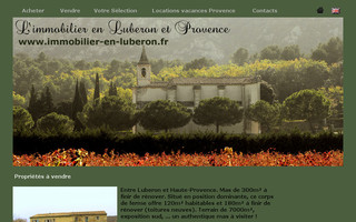 immobilier-en-luberon.fr website preview