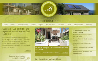 sudbastide.com website preview