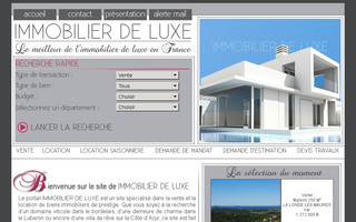 immobilier-luxe.net website preview