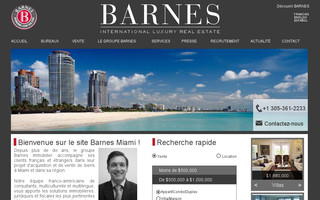 barnes-miami.com website preview