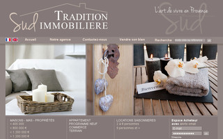 traditionsud.fr website preview