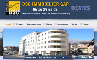 immobilier-gap.fr website preview