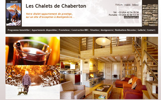 chaletsdechaberton.com website preview