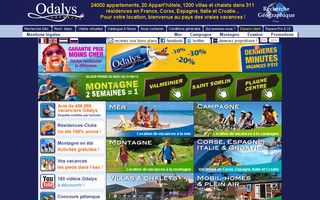 odalys-vacances.com website preview