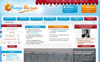 alwaysthesun-location.fr website preview